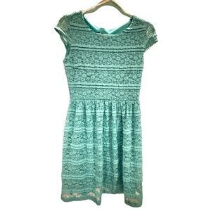 Enfocus Studio Teal Lace Dress